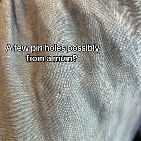 J.Crew Chambray Light Blue Smocked Waist Mini Dress w/pockets XS - Picture 6 of 7